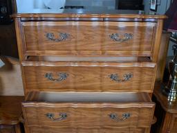 Vintage Elm Serpentine Front Chest on Chest (Lots 30-32 & 34 Match)