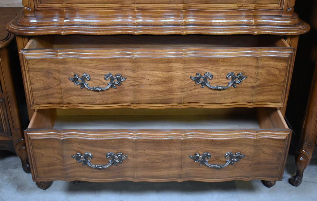 Vintage Elm Serpentine Front Chest on Chest (Lots 30-32 & 34 Match)