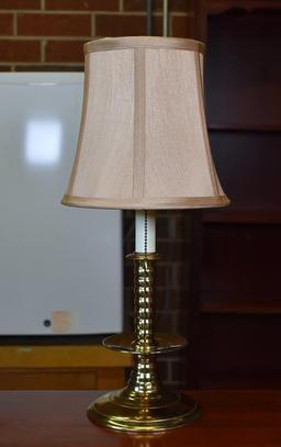 Virginia Metalcrafters Colonial Style Brass Desk Lamp