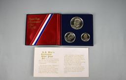 1976 US Mint Bicentennial Silver Coin Proof Set with C of A