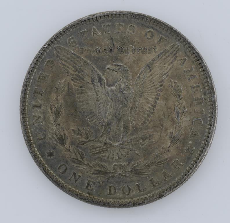 1882 Morgan Silver Dollar, Nice Toning