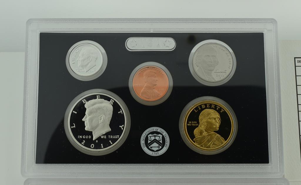 2011 US Mint Silver Proof Set with COA, Lot 17