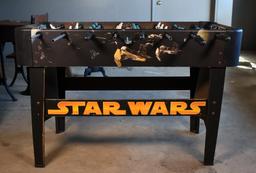 Hard To Find Sportcraft Star Wars Darth Vader & Yoda Graphics Foosball Table