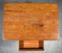 Antique Oak Mission Style Child's Desk