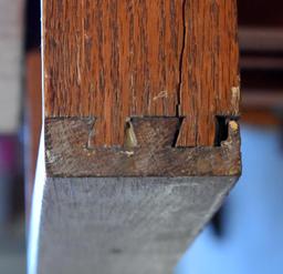 Antique Oak Mission Style Child's Desk