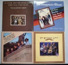 Rounder Records  Vintage Set “The Bluegrass Album” Vols 1 -4 Vinyl 33s Record Albums