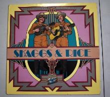 Vintage Ricky Skaggs & Tony Rice Vinyl 33 Record Album: “Skaggs & Rice”