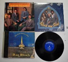 Two Vintage Doyle Lawson & Quicksilver, Blue Ridge Quartet Gospel 33s Vinyl Record Albums