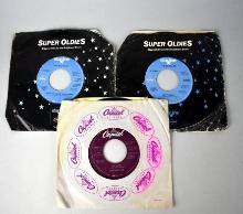 Three Starline & Capitol Records 45s by Beatles: “Let It Be”, “Yesterday”, & “I Want to Hold Your Ha