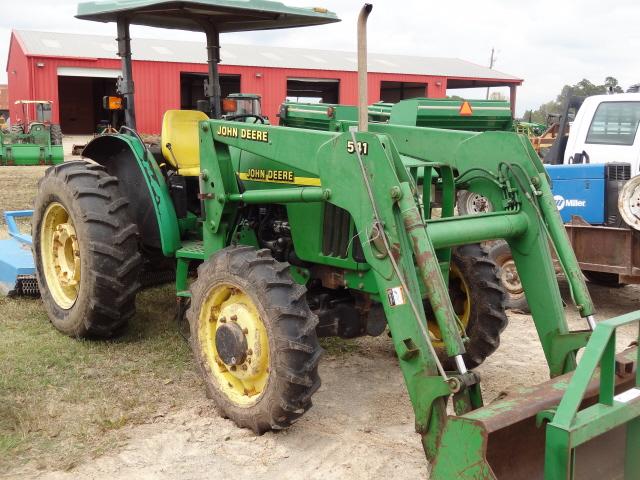 John Deere 5210 Rops with Canopy Tractor, MFWD