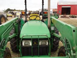 John Deere 5210 Rops with Canopy Tractor, MFWD