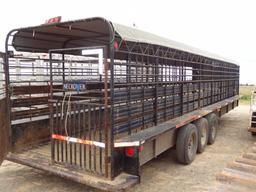 2012 Neckover Gooseneck 6'8" x 32ft Livestock Trailer