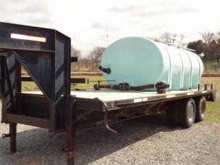 2001 Shop-Built Gooseneck 8' x 20' Tandem Axle Trailer