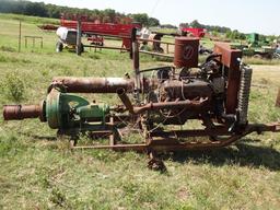 Salvage 8 Cylinder Engine with Demco Irrigation Pump