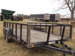 2013 Load Trail Bumper-Pull 16', Tandem Axle Trailer