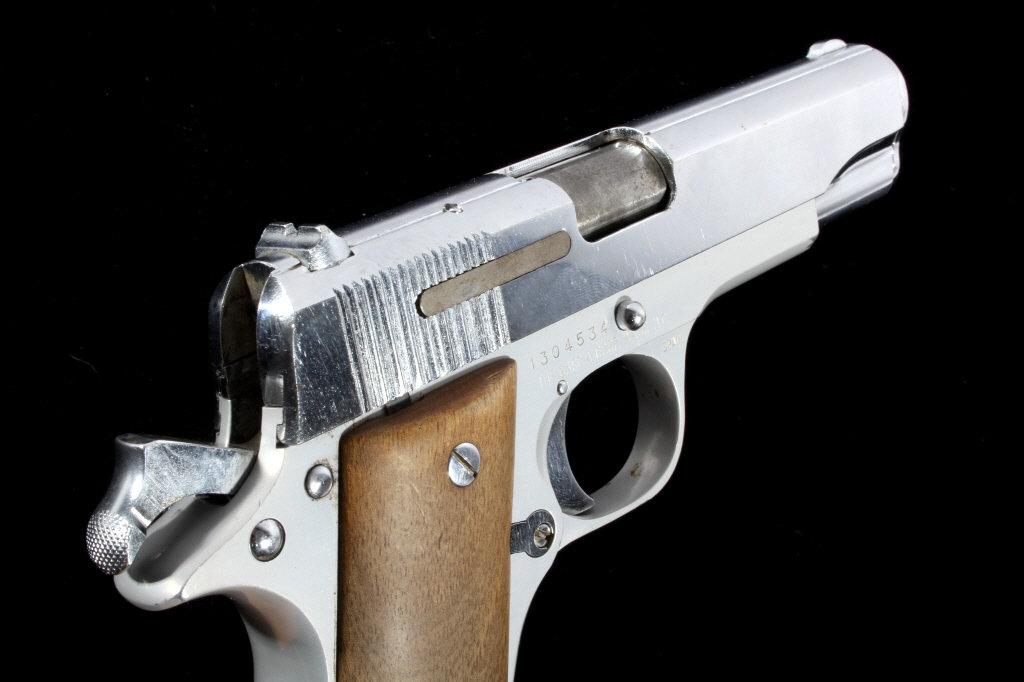 Star SA BKS Cal. 9mm 1911 Nickel Semi-Auto Pistol