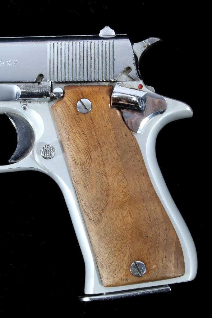 Star SA BKS Cal. 9mm 1911 Nickel Semi-Auto Pistol