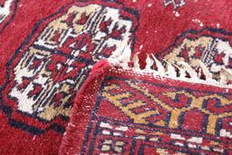 Persian Repeat-Medallion Style Woolen Rug