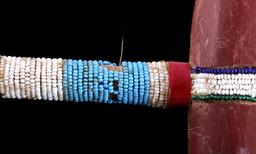 Sioux Fully Beaded Catlinite War Club 20th Century