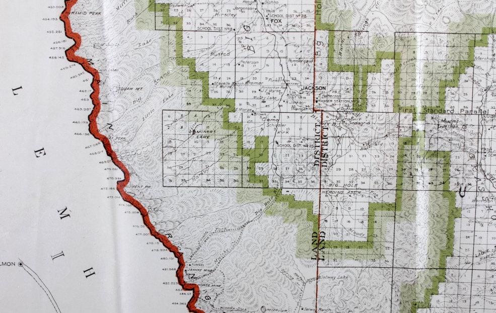 1917 Beaverhead County Montana Map