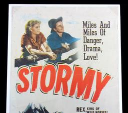 Original 1948 Stormy Movie Poster