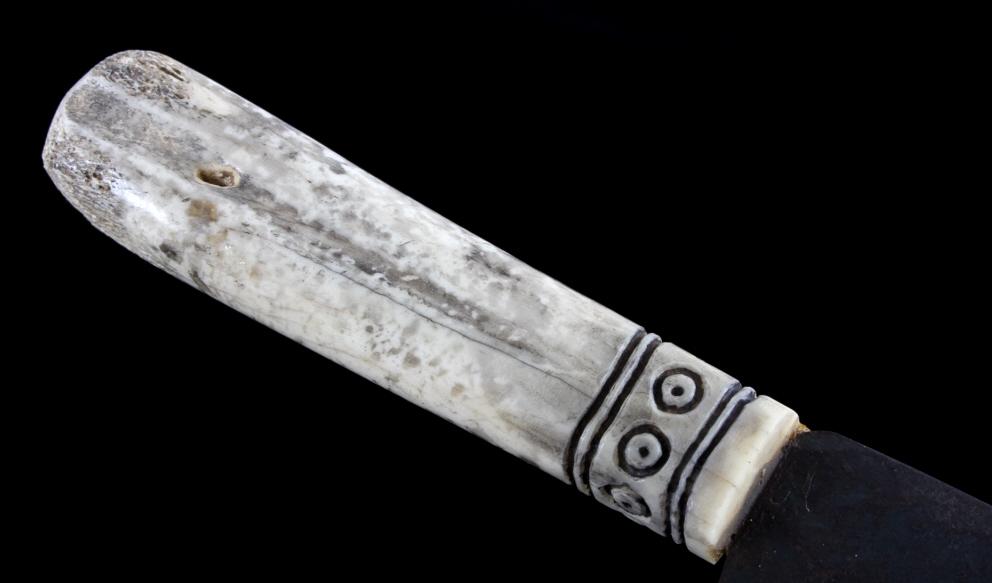 Sioux Fully Beaded Sheath & Trade Knife