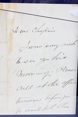 US Civil War General's Signatures Framed RARE