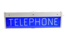 Telephone Booth Lighted Sign