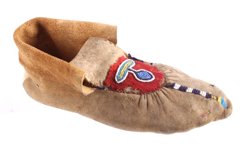 Blackfoot Beaded Moccasin circa 1880