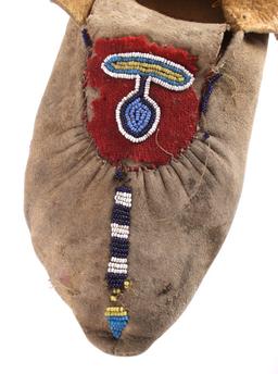 Blackfoot Beaded Moccasin circa 1880