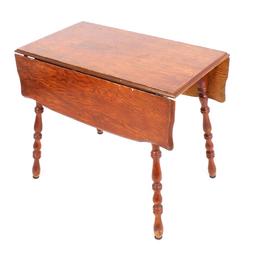 Antique Drop-Leaf Farm Table