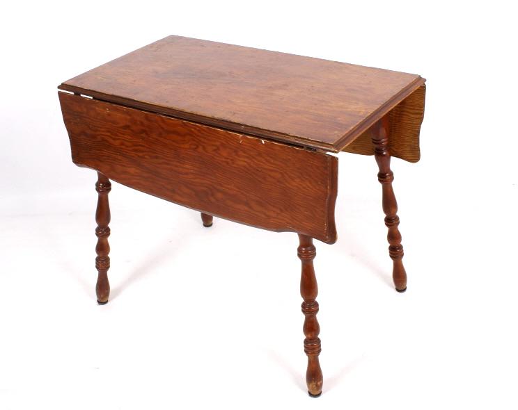 Antique Drop-Leaf Farm Table