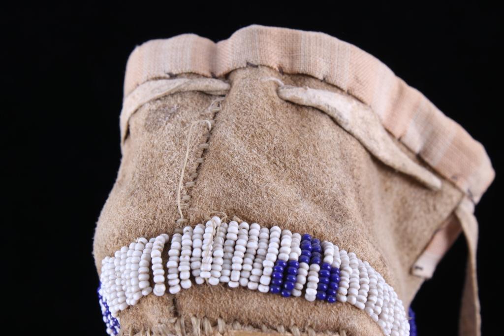 Early 1870's Sioux Beaded Child's Moccasins