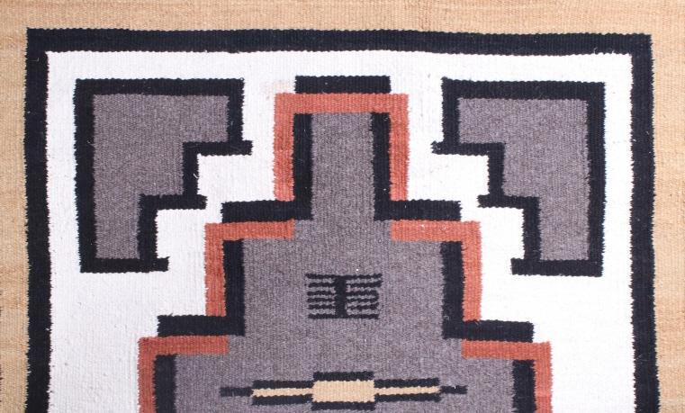 Navajo Klagetoh Trading Post Rug c. 1950's