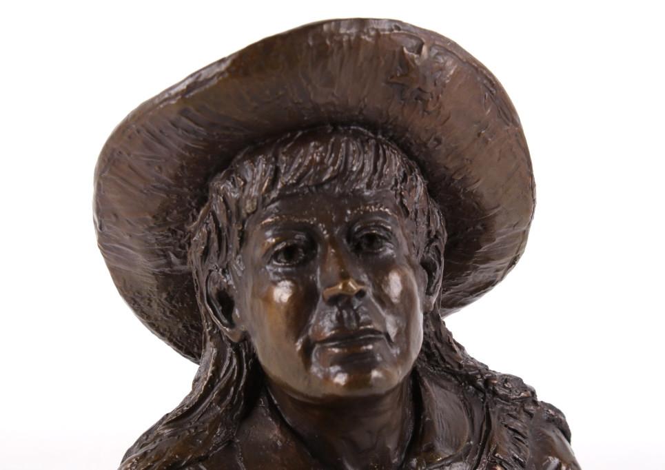 Original Bob Scriver Annie Oakley Bronze Sculpture