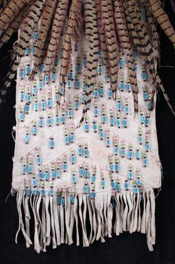 Northern Plains Beaded Pheasant Breech Clout 1900