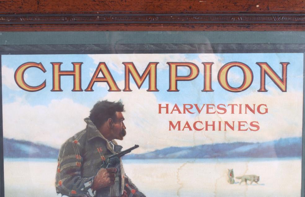 Champion Harvesting N.C Wyeth Advertising Calendar
