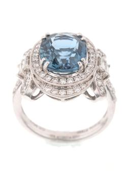 Montana Cornflower Blue Sapphire & Diamond Ring