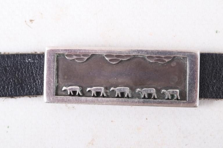 Navajo R.H. Begay Sterling Silver Storyteller Belt