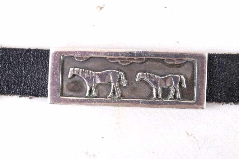 Navajo R.H. Begay Sterling Silver Storyteller Belt