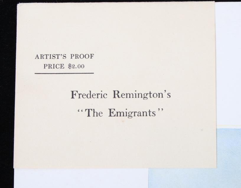 Frederic Remington 1903 Artist Proof Portfolio
