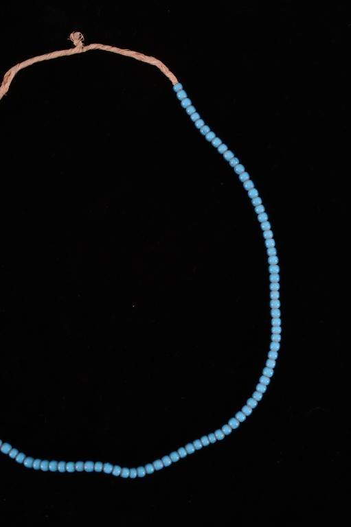 Hudson Bay Blue White Heart Trade Bead Necklaces