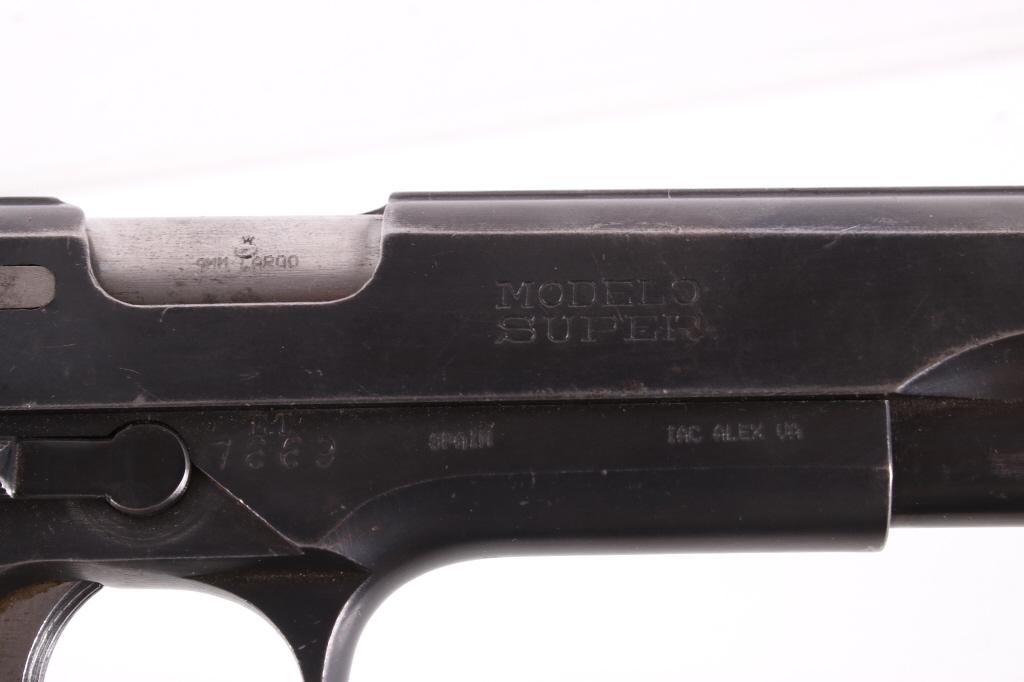 Star Modelo Super 9mm Single Action Pistol