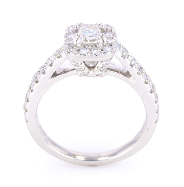 EXCELLENT 1.23ct VS1 G Color Diamond Platinum Ring