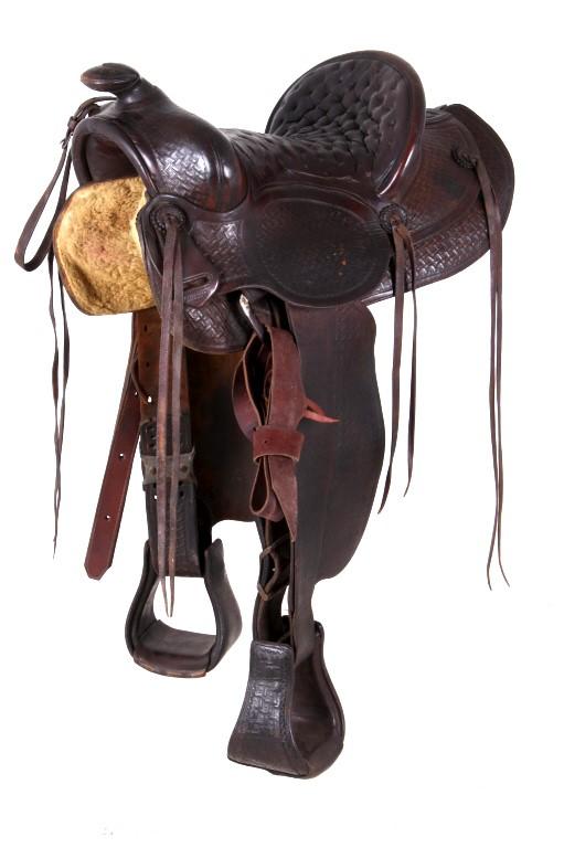 1937 Gillette Round Up Newberry Alliance Saddle