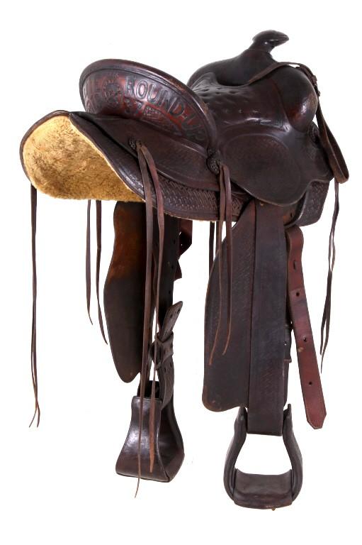 1937 Gillette Round Up Newberry Alliance Saddle