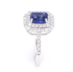 Rare Unheated Color Change Sapphire Diamond Ring