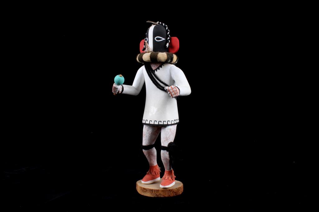 Hopi Polychrome Painted Cottonwood Kachina