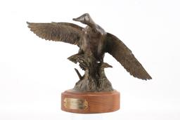 1975 Veryl Goodnight (B. 1947) Canvasback Bronze