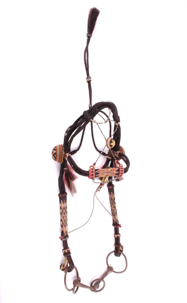 Walla Walla Prison Hitched Horsehair Bridle C 1890